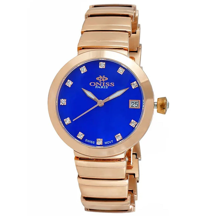 Oniss Women's Prima Blue Dial Watch - ON5559-31_RGBU