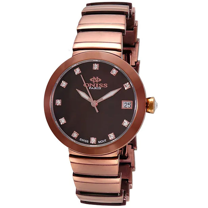 Oniss Women's Prima Blue Dial Watch - ON5559-50IPBN