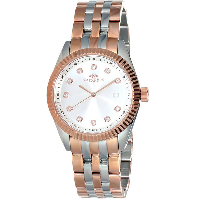 Oniss Women's Royale Silver Dial Watch - ON6669-L2TSV