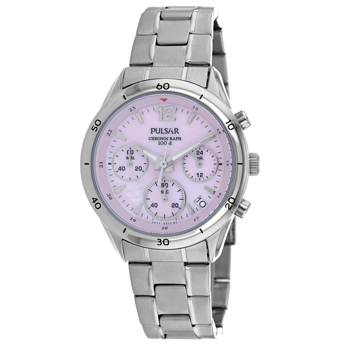 Pulsar Women's Classic Pink Dial Watch - PT3089