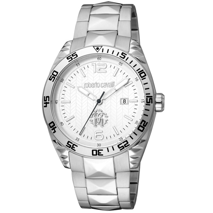Roberto Cavalli Men's Classic Silver Dial Watch - RC5G018M0055