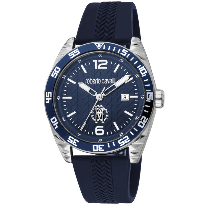 Roberto Cavalli Men's Classic Blue Dial Watch - RC5G018P0025
