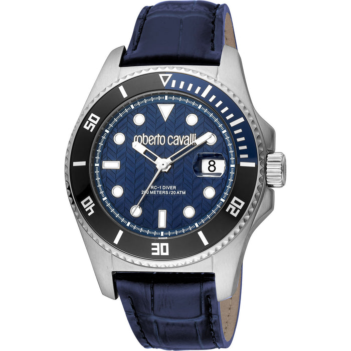Roberto Cavalli Men's Classic Blue Dial Watch - RC5G042L0025