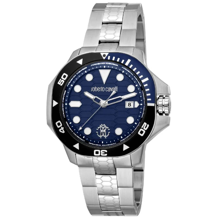 Roberto Cavalli Men's Spiccato Blue Dial Watch - RC5G044M0025