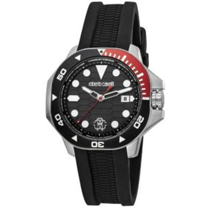 Roberto Cavalli Men's Classic Black Dial Watch - RC5G044P0065