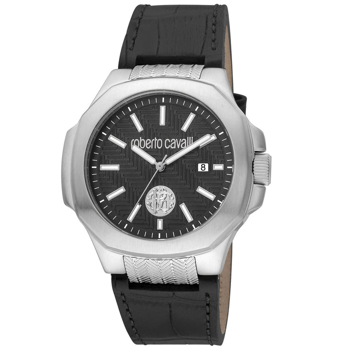 Roberto Cavalli Men's Classic Black Dial Watch - RC5G050L0025
