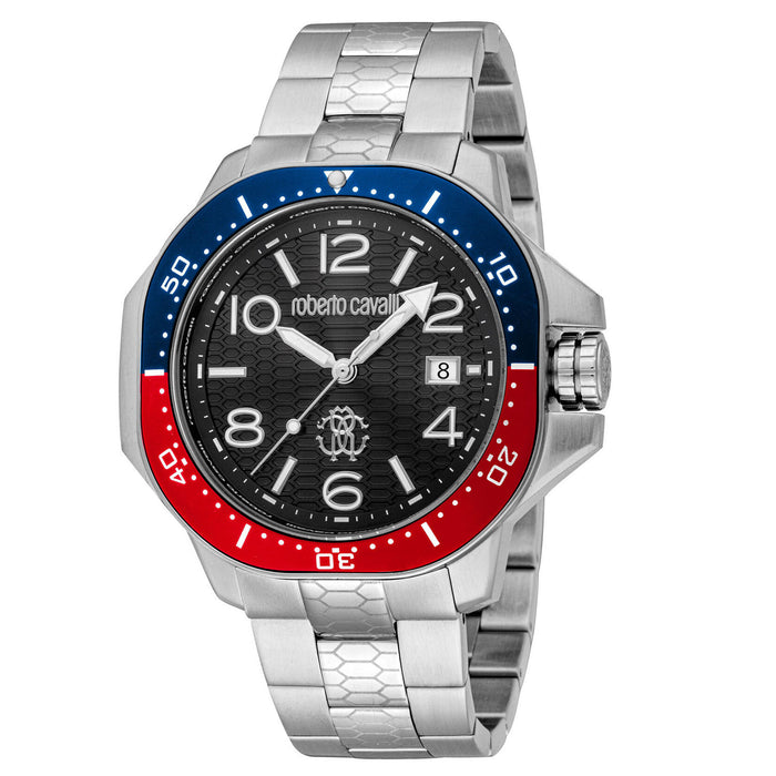 Roberto Cavalli Men's Classic Black Dial Watch - RC5G101M0055
