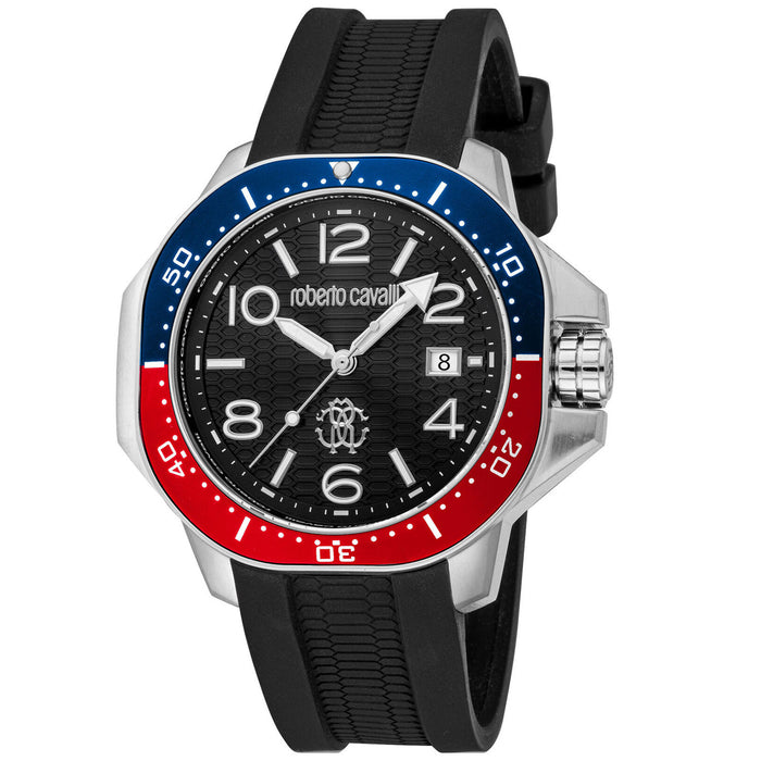 Roberto Cavalli Men's Classic Black Dial Watch - RC5G101P0025