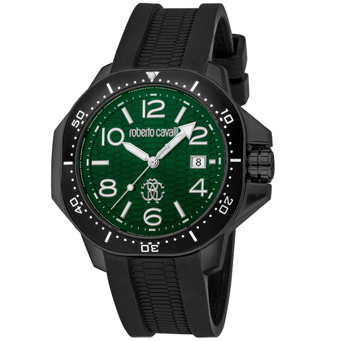 Roberto Cavalli Men's Classic Green Dial Watch - RC5G101P0035
