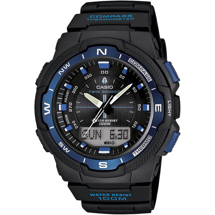 Casio Men's Black Digital-Analog dial Dial Watch - SGW-500H-2BV