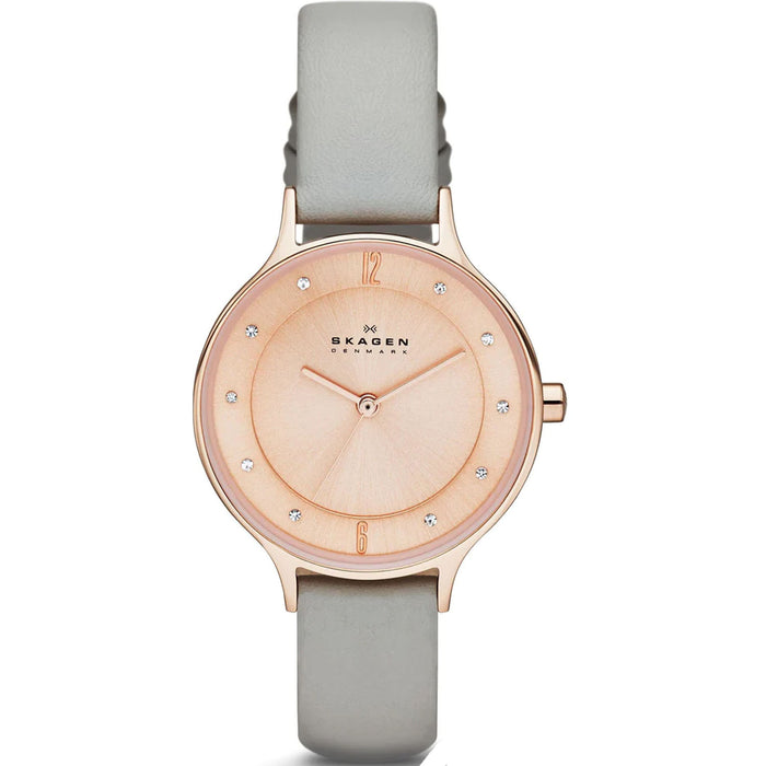 Skagen Women's Classic Rose gold Dial Watch - SKW2148