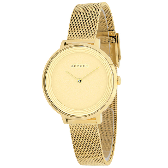 Skagen Women's Ditte Gold Dial Watch - SKW2212