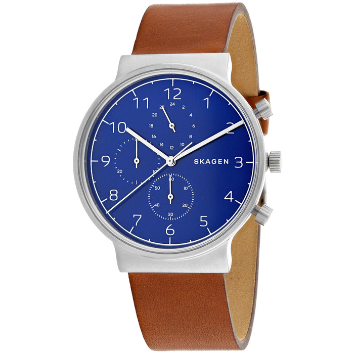 Skagen Men's Ancher Blue Dial Watch - SKW6358