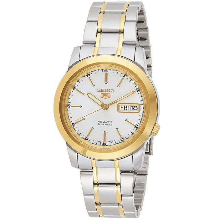 Seiko Men's Classic White Dial Watch - SNKE54K1