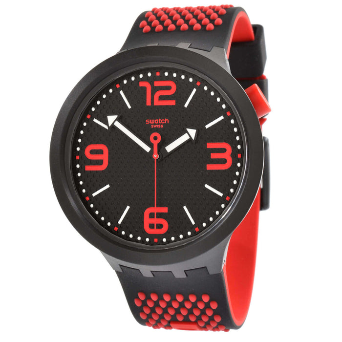 Swatch Men's Big Bold Black Dial Watch - SO27B102