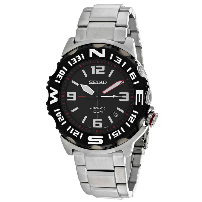 Seiko Men's Superior Black Dial Watch - SRP445K1