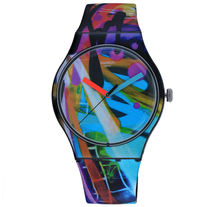 Swatch Men's City Walls Multi-color dial watch - SUOB163