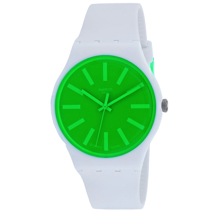 Swatch Men's Classic Green Dial Watch - SUOW166