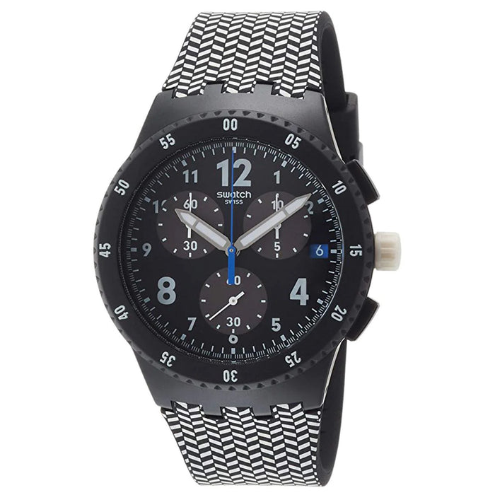 Swatch Men's Girotempo Black Dial Watch - SUSB407
