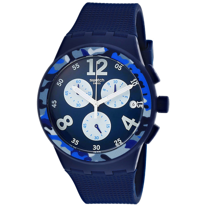 Swatch Men's Camoblu Blue Dial Watch - SUSN414