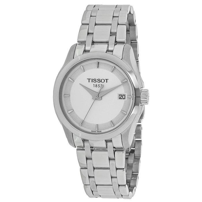 Tissot Women's Courturier White Dial Watch - T0352101101100