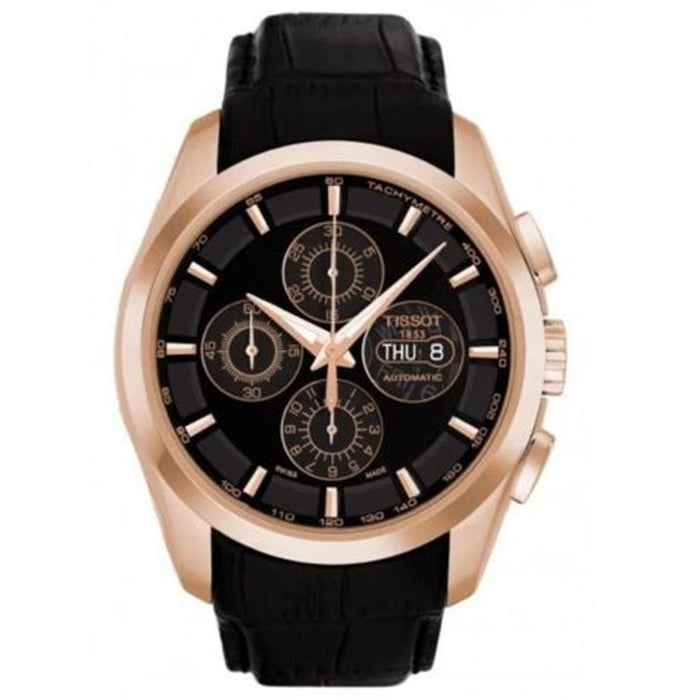 Tissot Men's Couturier Black Dial Watch - T0356143605100