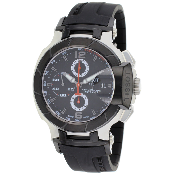 Tissot Men's T-Race Black Dial Watch - T0484272705700