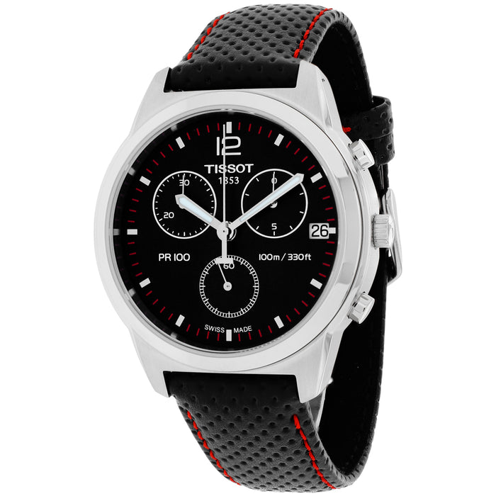 Tissot Men's PR 100 Black Dial Watch - T0494171605700