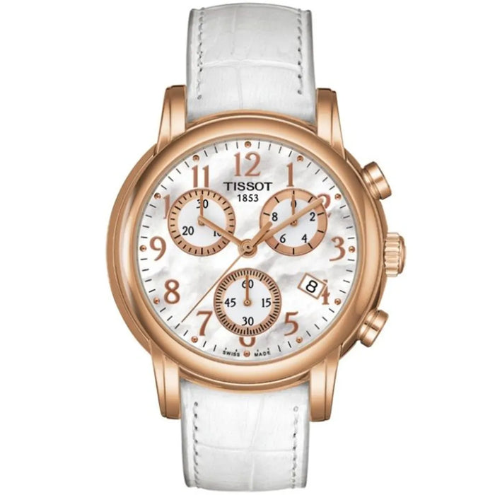 Tissot Women's T-Classic Dressport Mother of Pearl Dial Watch - T0502173611200
