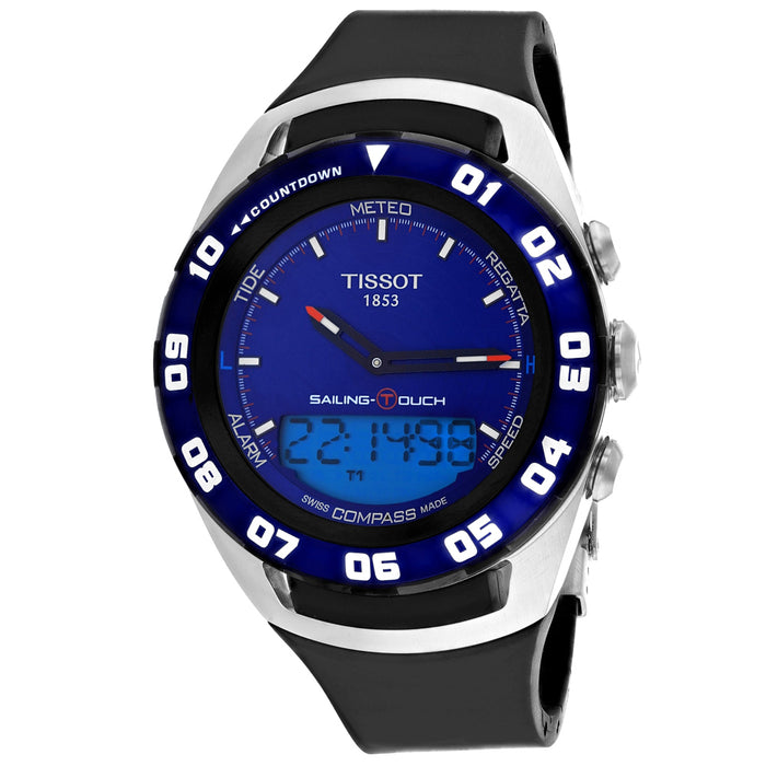 Tissot Men's Sailing Touch Blue Dial Watch - T0564202704100