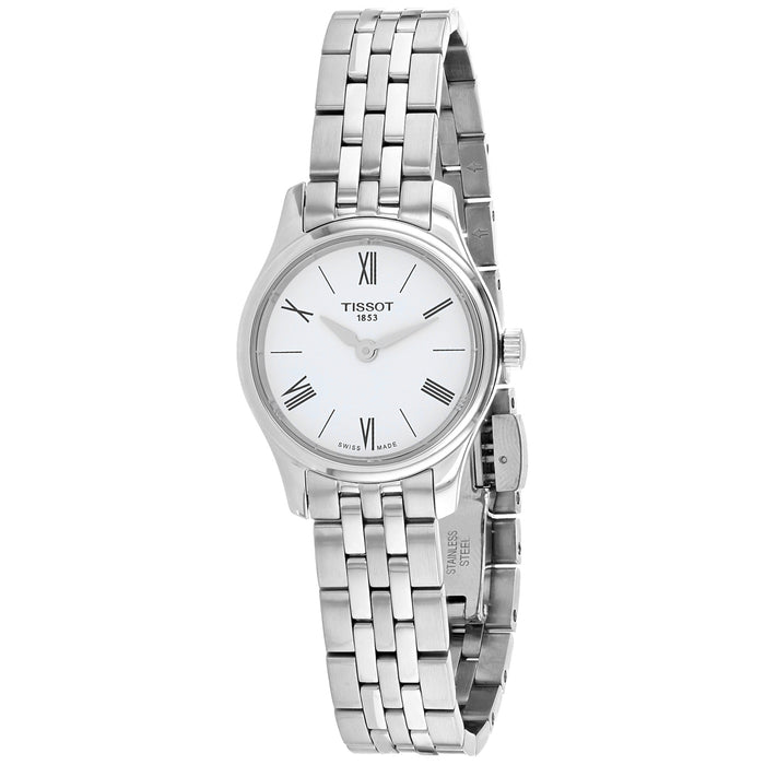 Tissot Women's Tradition White Dial Watch - T0630091101800