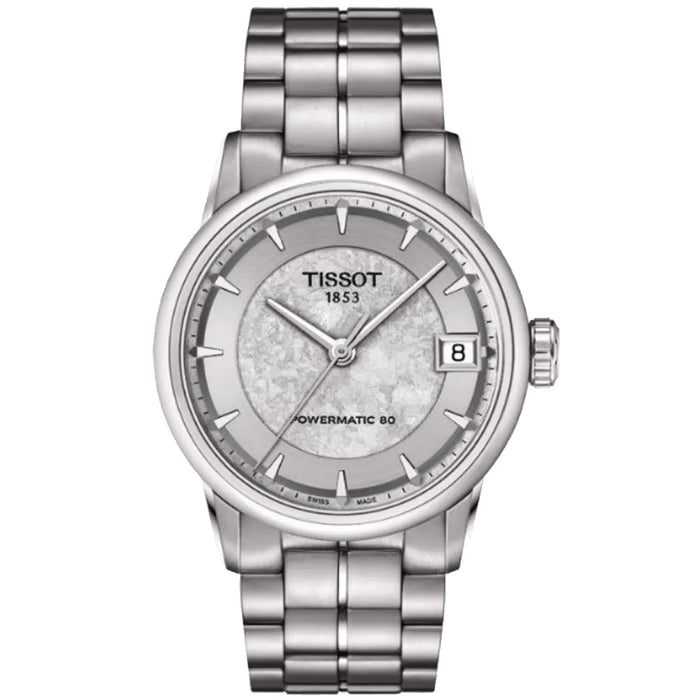 Tissot Women's T-Classic Luxury Powermatic 80 Silver Dial Watch - T0862071103110