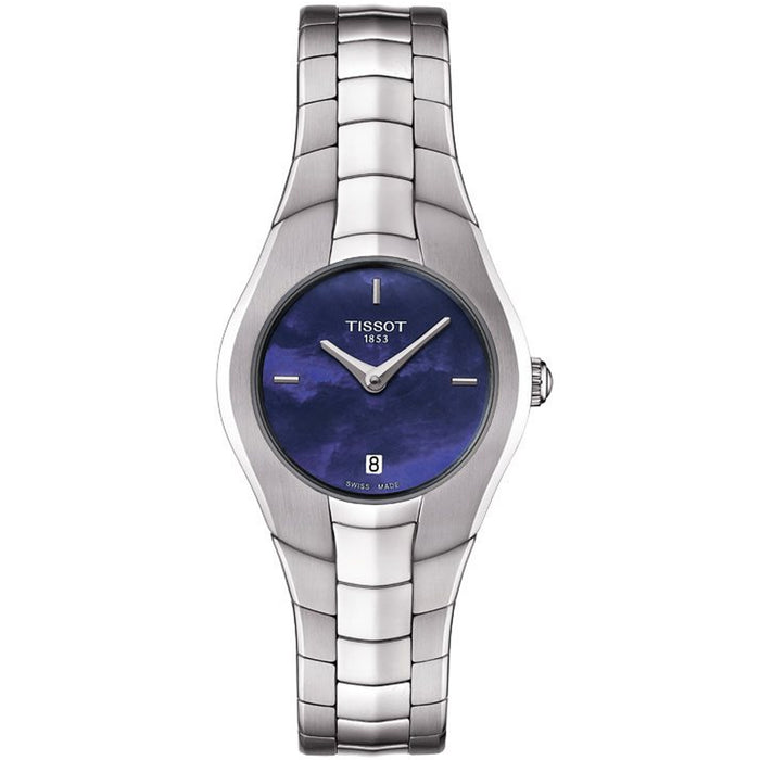 Tissot Women's T-Round Blue MOP Dial Watch - T0960091113100