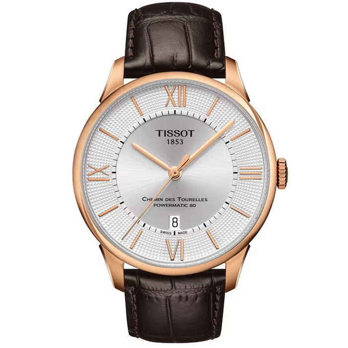 Tissot Men's Powermatic 80 Silver Dial Watch - T0994073603800