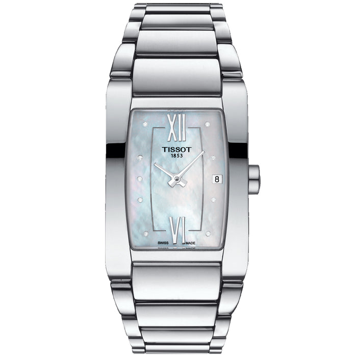Tissot Women's T-Classic Generosi-T White MOP Dial Watch - T1053091111600