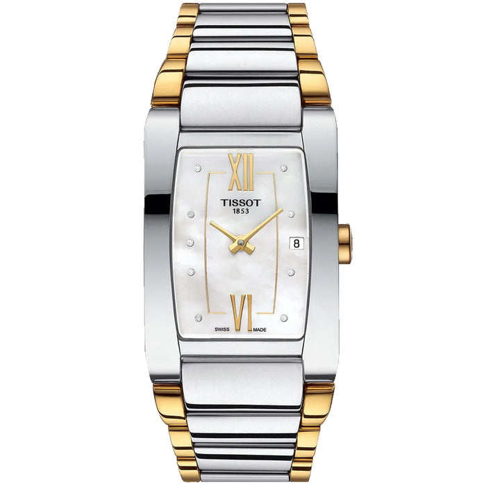 Tissot Women's T-Classic Generosi-T White MOP Dial Watch - T1053092211600