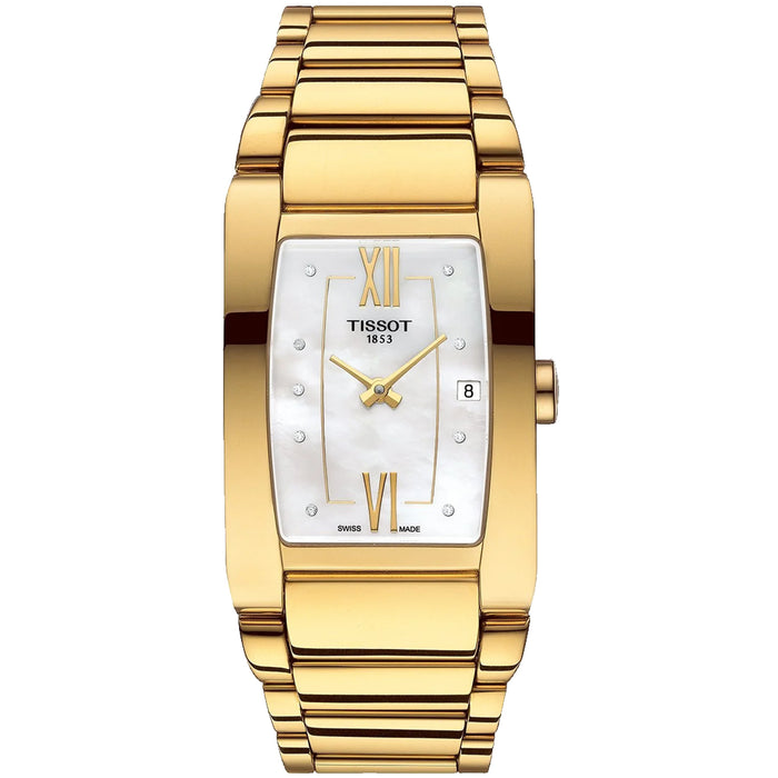 Tissot Women's T-Classic Generosi-T White MOP Dial Watch - T1053093311600