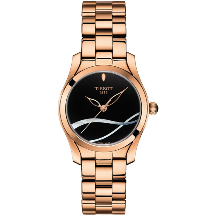 Tissot Women's T-Wave T-Lady Black Dial Watch - T1122103305100
