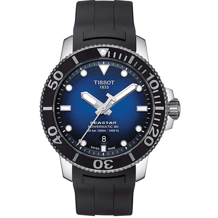Tissot Men's Seastar 1000 Blue Dial Watch - T1204071704100