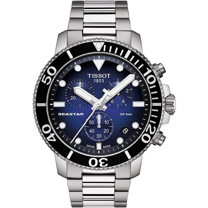 Tissot Men's Seastar 1000 Blue Dial Watch - T1204171104101
