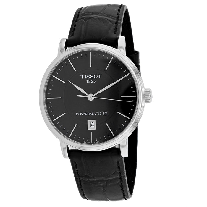 Tissot Men's Carson Powermatic Black Dial Watch - T1224071605100