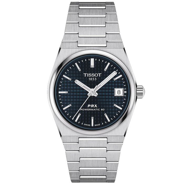 Tissot Men's PRX Powermatic 80 Blue Dial Watch - T1372071104100