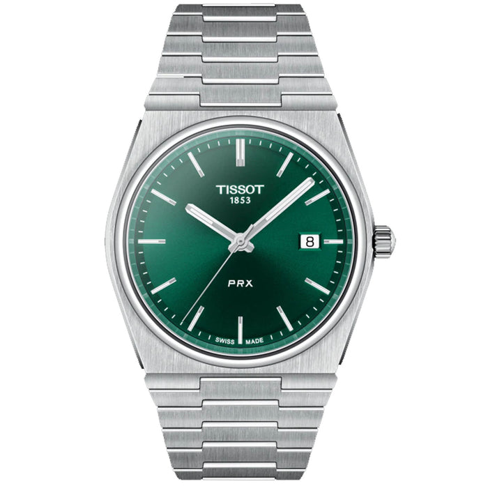 Tissot Men's PRX Green Dial Watch - T1374101109100