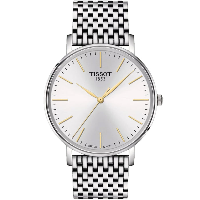 Tissot Men's Everytime White Dial Watch - T1434101101101