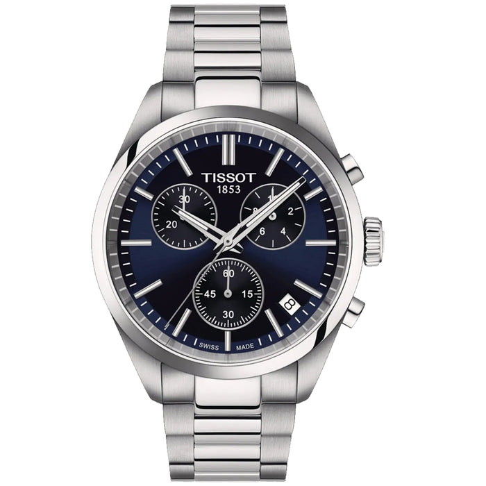 Tissot Men's PR 100 Blue Dial Watch - T1504171104100