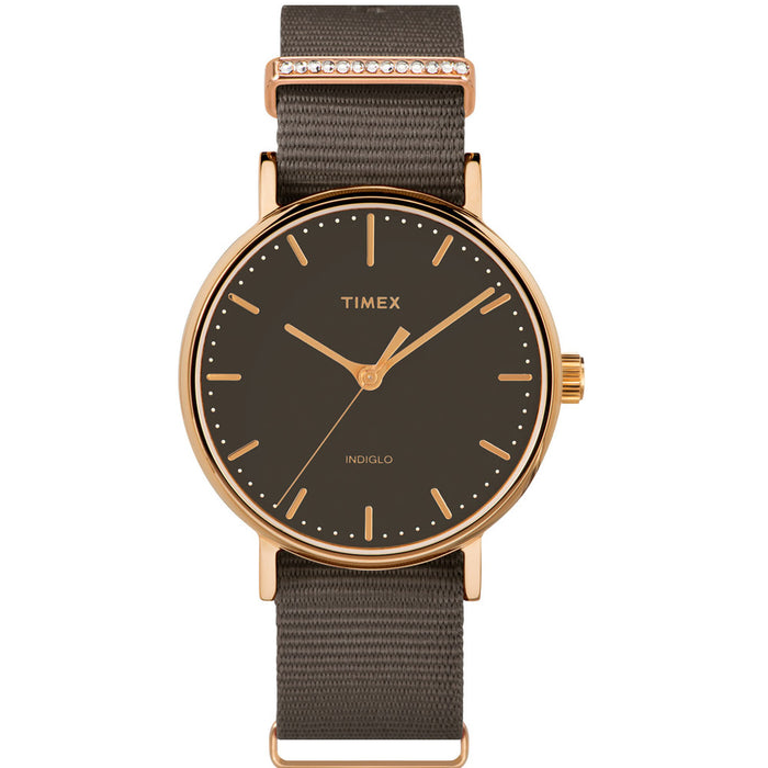 Timex Women's Fairfield Brown Dial Watch - TW2R48900