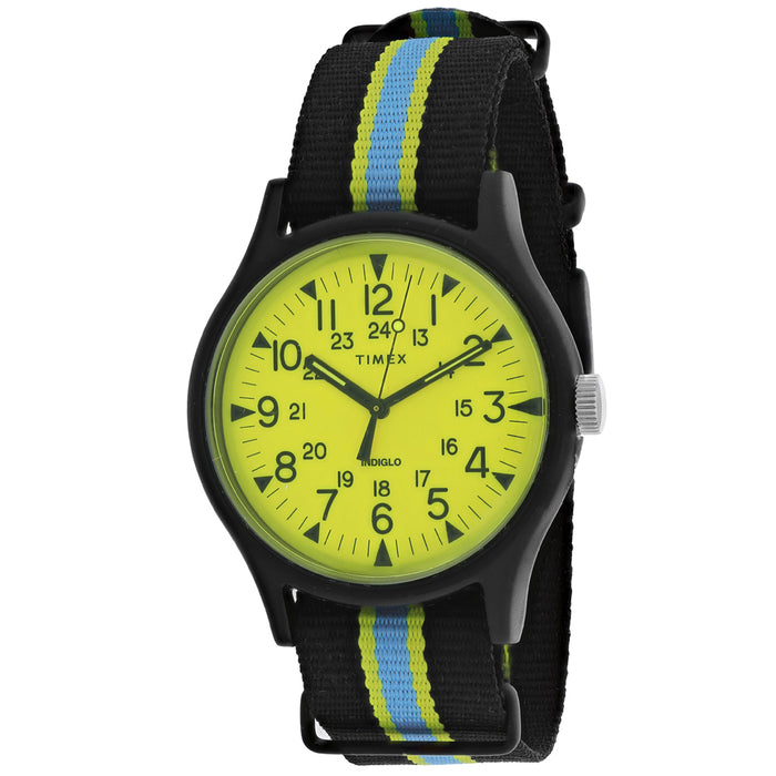 Timex Men's Aluminum Yellow Dial Watch - TW2T25700