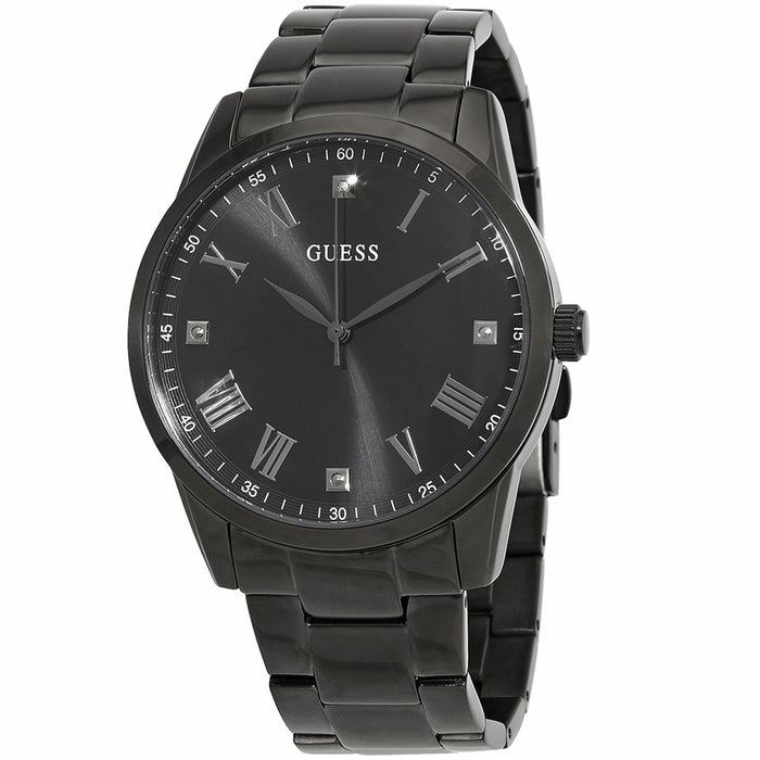 Guess Men's Elect Black Dial Watch - U1194G4