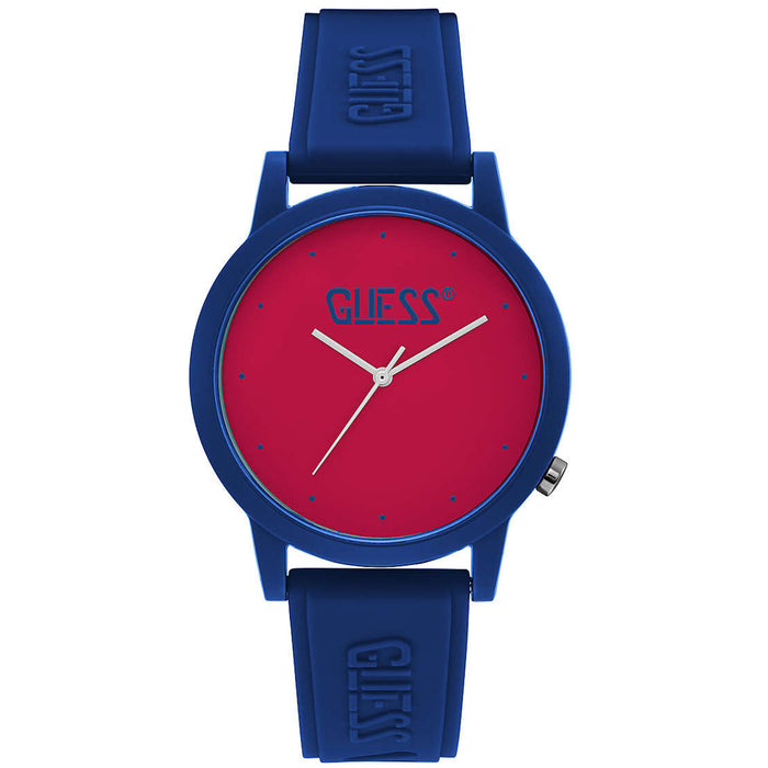 Guess Men's Classic Red Dial Watch - V1040M4