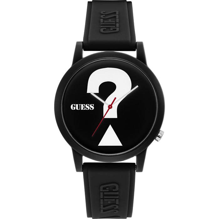 Guess Women's Classic Black Dial Watch - V1041M2